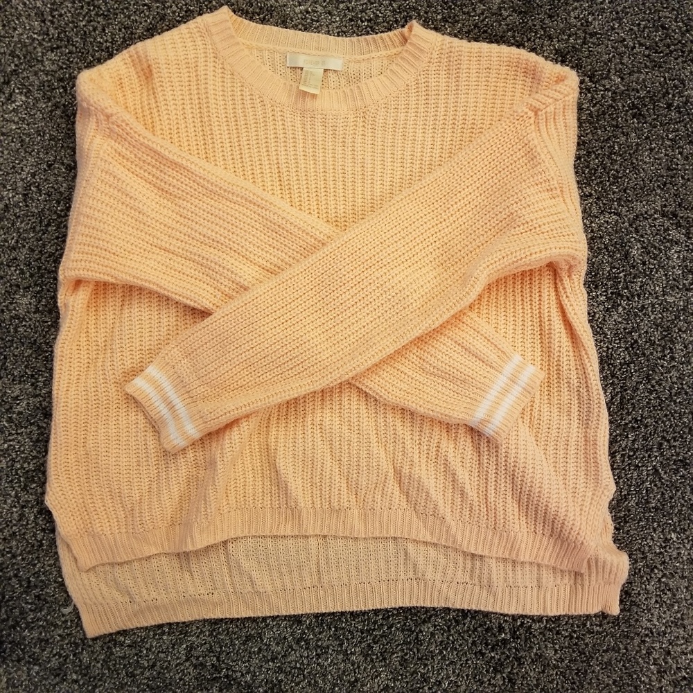 Peach Knit Sweater